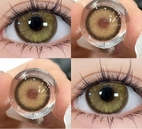 1 Pair Brown Color Series Contact Lenses for Eyes Fashion Natural Lenses High Quality Soft Lens Cosmetics Pupils Yearly