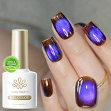 10ml Cat Magnetic Eye Gel Polish Glass Bead For Autumn Winter Crystal Semi Permanent Glitter Soak Off HEMA/TPO FREE