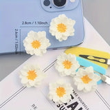 10pcs Simulation Resin Flower Refrigerator Magnets Creative Cute Magnetic Stickers Home Kitchen Decoration Magnets
