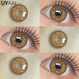 1 Pair Color Contact Lenses Makeup Blue Pupils Natural Brown Lenses High Quality Green Color Eye Lens Cosmetic Colorcon