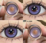 Color Contact Lenses yearly Myopia Lenses with Diopter Enlarge Bright Cosmetic Power Lens Make Up for  Beautiful Eyes