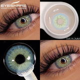 1pair Natural Colored Contact Lenses Brown Eye Lenses Gray Makeup Eyes Pupils Lens Yearly Green Beautiful Pupils Yearly