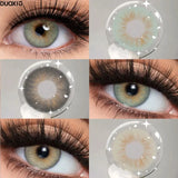 1 Pair Colored Contact Lenses Beautiful Pupil Color Circle Lens Green Iris Yearly Natural Fast Shipping Quality