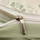 Princess Style Lace Ruffles 100% Cotton Bedding Set Floral Pastoral Style Duvet Cover Flat/Fitted Bed Sheet Pillowcases 3/4Pcs