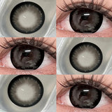 1 Pair New Color Contact Lenses Black Contacts Lens Beauty Pupil Makeup Yearly Fast Shipping