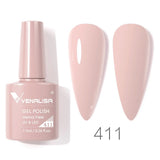 Nail Gel Polish 7.5ml HEMA/TPO FREE Red Sparkle Sequin Gel Nails Beautiful Semi Permanent Soak Off UV LED Gel Polish