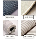 Kitchen Rug TPR Backing Non-slip Foot Mat Long Hallway Carpet Soft Wear-resistant Antislip Floor Mats Laundry Bedside Rugs