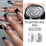 5ml Super Sliver Metallic Gel Nail Polish Holographics Metal Effect Painting Liner DIY Nail Art Decoration Varnish