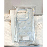 Blue Bowknot Phone Case For iPhone 15 14 13 16 12 Pro Max Soft Clear Bowknot Case Shockproof Protective Cover funda coque