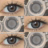 2Pcs Color Contact Lenses for Eyes Natural Gray Contacts Cosmetic Green Eye Color Lens Gray Lenses Blue Contact Lenses
