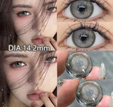 1 Pair Korean Lenses Colored Contact Lenses with Degree Myopia Lenses Iris Beauty Pupil Color Cosmetic Free Shipping