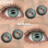 Color Contact Lenses 2Pcs New Product Cosplay Anime Purple Green Lenses Soft Lens