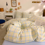 New All-cotton Class A Striped Washed Cotton Quilt Cover Skin-friendly and Comfortable Bedding Covers 160X210 220X240