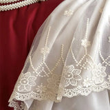 1200TC Egyptian Cotton Romantic French Lace Ruffles Princess Wedding Bedding Set Duvet Cover Quilted Bedspread Pillowcases 4Pcs