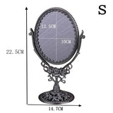 Magnifying glass Desktop Makeup Mirror, double faces Table Mirrors, Antique Mirror for home decoration