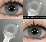 2 pcs New Colored Contact Lenses Natural Gray Eyes Contacts Blue Beauty Pupils Brown Makeup Contact Green Eye Lens
