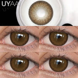 NEW Contact Lens Beauty Blue Lens 14.5mm Big Eyes Color Contact Lenses For Eyes Natual Pupils Cosmetic Lens Makeup Gray