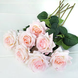 11pcs/Lot Rose Artificial Flowers Real Rose Touch Flowers Home for Decorations Wedding Party or Birthday Bouquet