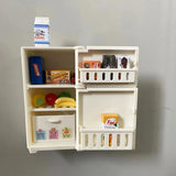 Creative Cute Mini White Refrigerator Personality Decoration Decoration Home Photos Refrigerator Magnets