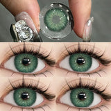 1Pair New Color Contact Lenses for Eyes Blue Contact Lenses Yearly Beautiful Pupils Gray Contact Lenses Green Contacts