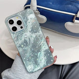 Cute Gradient Stars Aurora Laser Case For iPhone 11 12 13 14 15 16 Pro Max XS XR X 7 8 Plus Korea Girl Shining Silicone Cover