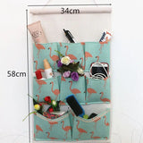 Home Storage & Organization Multilayer Fabric Hanging Storage Bag for Door Wall Wardrobe Dormitory Creative Organizer
