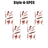 Horror Realistic Fake Bloody Wound Stitch Scar Scab Waterproof Temporary Tattoo Sticker Halloween Masquerade Prank Makeup Props