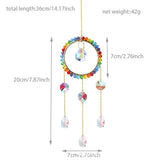Rainbow Crystal Sun Catchers Home Decor Items Window Hanging Sun Catcher Heart Moon Star Rainbow Room Decor Wind Chimes Hanging