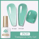 10ml Blossoming Gel Nail Polish Clear Watercolor Spreading Effect Functional Gel Easy To Apply Nail Art Design Home