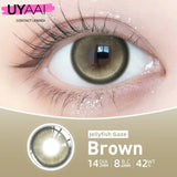 1 Pair Fashion Lenses Colored Contact Lenses for Eyes Beauty Green Eyes Lenses Natural  Brown Lens Grey Lens