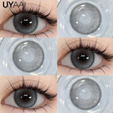 NEW Color Contact Eye Color Lenses Makeup Natural Black Lens Cosmetics Pink Eyes Lenses Woman Makeup Blue Beauty Contacts