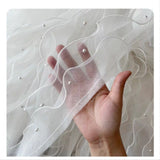 White Lace Lace Ribbons Accessories Lace Trim Handmade DIY Extended Clothes Pleated Sewing Decorative Fabric Skirt Hem Fabric
