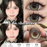 Colored Contact Lenses 14.5mm Natural Look Lenses  Women Beauty Colored Pupils Green Contact Lenses Blue Contact Lenses
