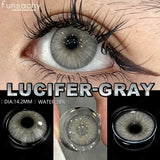 Cosmetics Color Contact Lenses 1pair Brown Color Lens Fashion Lenses Korean Lenses Grow Eye Big Eye Lens Gray Contacts