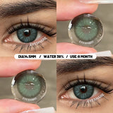 New 1Pair Blue Eyes Contact Colored Contact Lenses Gray Brown Colorful Beautiful Pupils Green Eyes Contact 6 Months Use