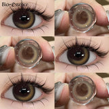1 Pair Halloween Colored Contact Lenses for Cosplay Eyes Natural Brown Lenses Beauty Fashion Red lense Blue Lenses