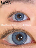 2pcs Color Contact Lenses For Eye Blue Lenses Natural Color Lens Eyes Yearly Cosmetic Color Lens With Contact Lens Case