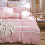 1pcs Duvet Cover Nordic sling 100 Cotton Stripes 150x200 King Size housse de couette Skin friendly Quilt Cover Bed Linen