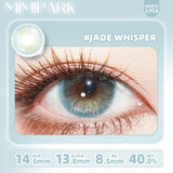 2pcs Half-Yearly Colored Contacts Big Diameter High Moisture Soft Lenses Fashion Makeup Cosplay Blue Gray Brown Red -0