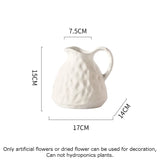 Art Black Spotted Ceramic Vase Flower Pots Decorative Arrangement Desk Decoration Ornaments Crafts Floral Vases
