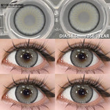 1pair Blue Contact Lenses For Eyes Korean Cute Lens Eye Makeup Pupil Brown Softlenses Women‘s color contact lenses