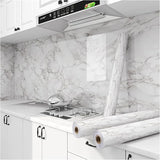 Self-adhesive Kitchen Cabinets Wallpaper 55cm Easy to Clean Adhesive Wall Wallpaper Cooking Bench Peel Off Adhesive Tape Sticker