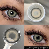 Colored Contact Lenses For Eyes 1pair Natural Eye Color Lens Cosmetic Soft Eye Lenses Beauty Pupils with Lens Case