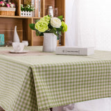 Table Cloth for Home Linen Cotton Plaid Stripe Dining Tablecloth Kitchen Decorative Rectangular Coffee Cuisine Party Table Cover