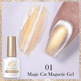 10ml Winter Water Light Cat Magnetic Gel Nail Polish Nail Supplies Vernis Semi Permanent Gel Christmas Xmas Gel
