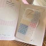 Double-Sided Plaid Floral Suitable for Apple for Iphone16Promax Case/For Iphone15Promax Case/14Pro Case/13 Iphonecase/Fashion Women's Mobile Phone Case/Simple Mobile Phone Case