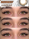Big Diameter Black Lenses 14.5mm Lenses Colored Contact Lenses for Eyes Big Eye Lenses Natural Look Brown Lenses