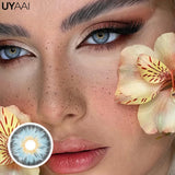 Contact Lenses Beauty Blue Lens Siri Series Color Contact Green Eye Contacts Makeup Gray Lens Choice Natural Brown pupils