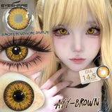 1 Pair Cosplay Colored Contact Lenses Red Lenses Halloween Blue Beauty Makeup Eyes Lenses Anime Purple Eyes Contacts