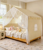 Latest Princess Style Small House Mosquito Net with Bracket for Girls Canopy Bedroom Decoration for Kids Room
